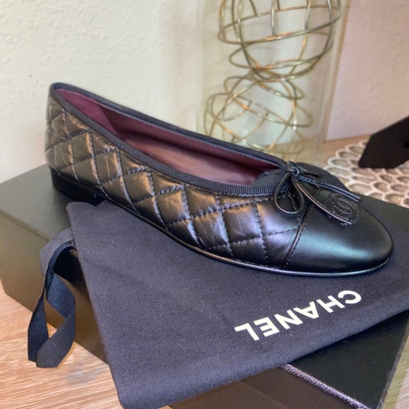 New, Channel ballerinas.Sz 38.5 - Picture 2 of 5